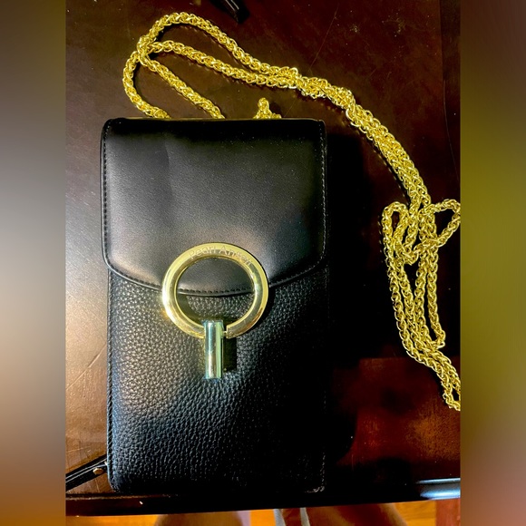 Brand new! Black and Gold crossbody. - Picture 1 of 2